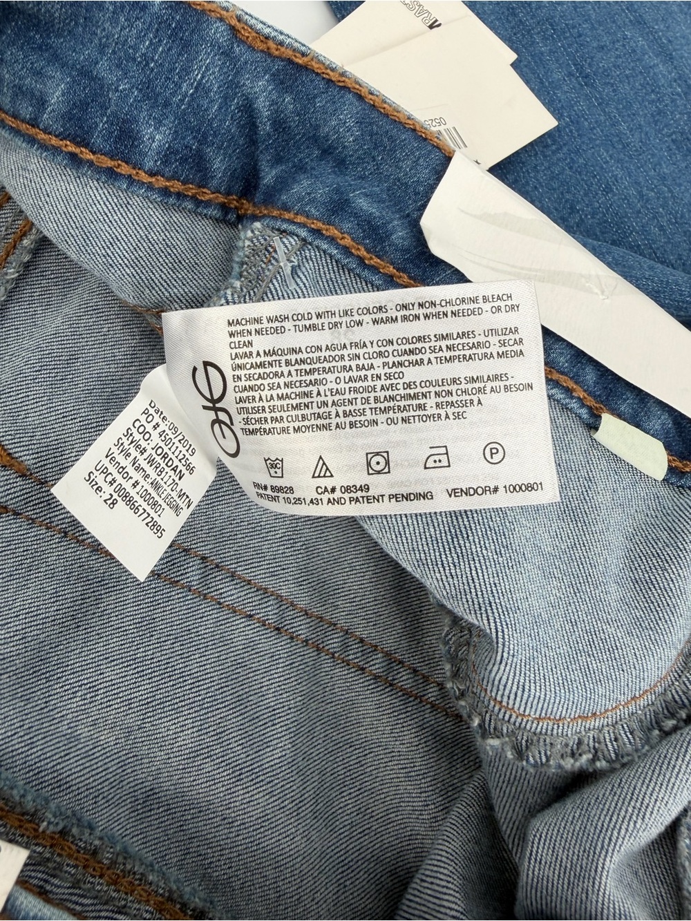 William Rast Womens Ankle Jegging Jeans Size 28 Mother Nature NWT Stretch - Picture 11 of 16